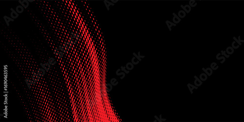 Red black brush stroke pattern car sticker abstract banner sporty lines red black color combination brush stroke pattern grunge motorsport racing design.