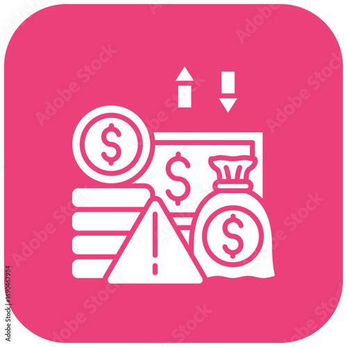 Financial risk Icon
