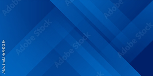 PrintAbstract blue background with glowing geometric lines. Modern blue gradient square shape design. Futuristic technology concept. Suit for brochure, corporate, website, poster,
