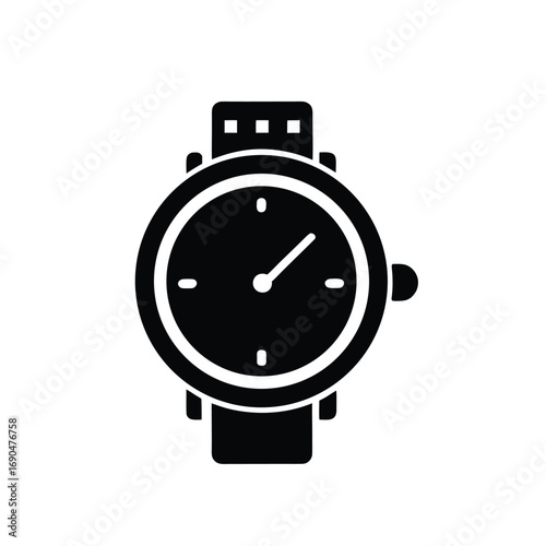 vector illustration of a clock