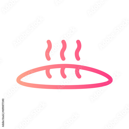 wine glass gradient icon
