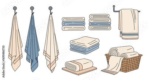 Essential bathroom linens and accessories for a well-organized and comfortable home