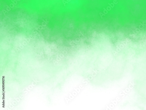 Green mist or steam floating above with a transparent background. Graphic objects for design, created with tablets,not Ai.