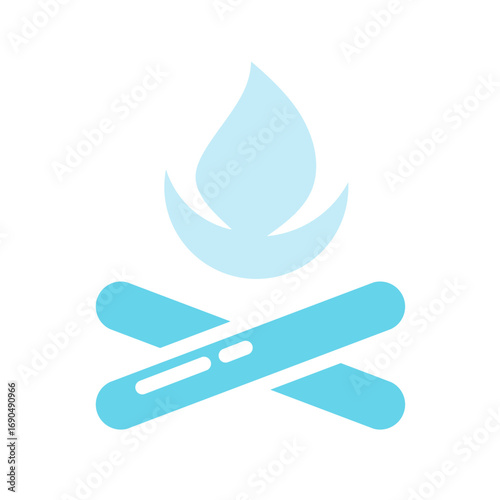 bonfire duotone icon