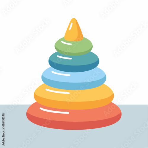 Colorful Stacking Rings Toy