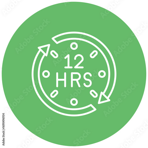 12 hours Icon