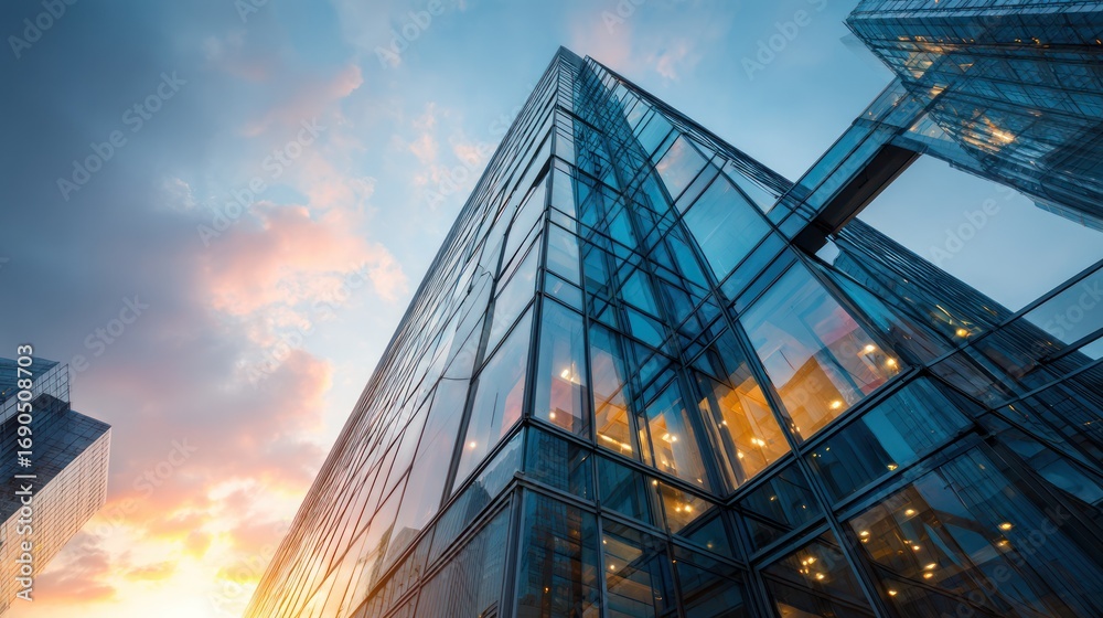 Fototapeta premium Modern skyscraper architecture