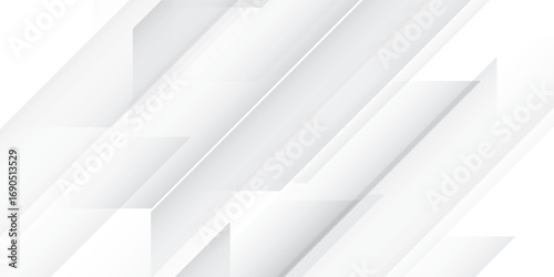 Modern light gray gradient backdrop features diagonal lines and sharp geometric shapes, creating a clean and abstract design perfect for presentations and sleek backgrounds