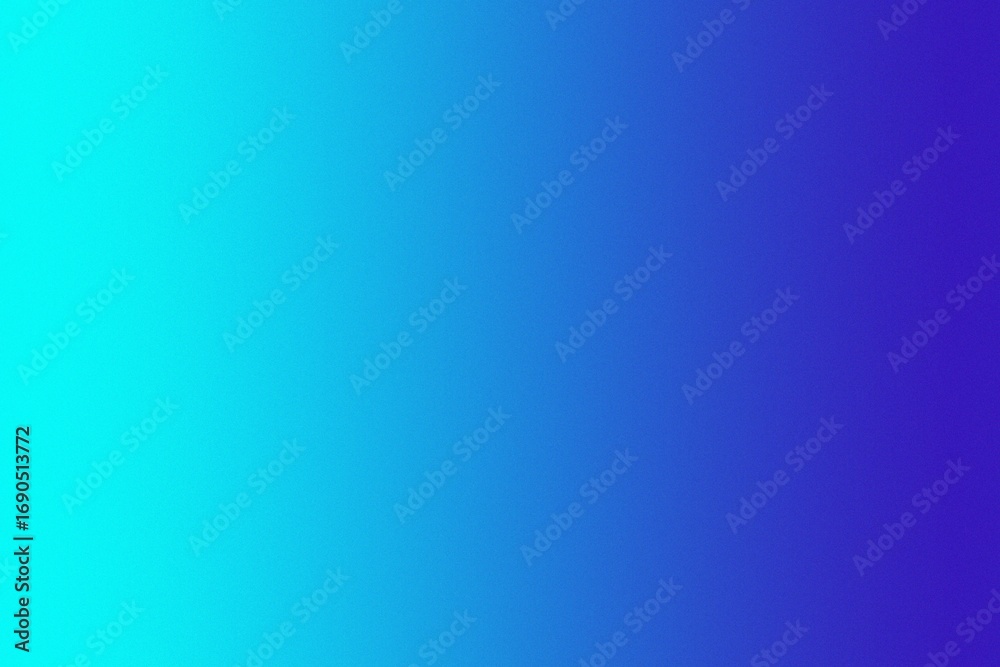 Fototapeta premium Turquoise and blue gradient grainy textured background for website header or text backdrop