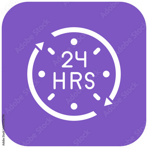 24 hours Icon