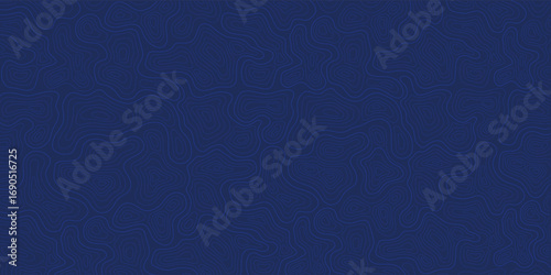 A serene, dark blue backdrop displays subtle contour lines that create an abstract topographic map effect, offering a modern, visually engaging, and sophisticated aesthetic