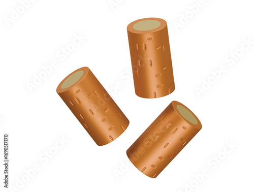 fire woods icon 3d illustration render