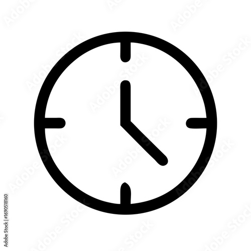 clock icon vector