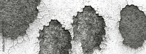 Abstract grunge ink blot pattern with raw artistic details