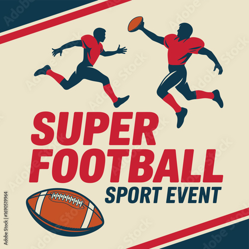 football social media template design featuring dynamic layouts, bold typography, and vibrant colors, perfect for sports promotions, game announcements, and fan engagement on digital platforms
