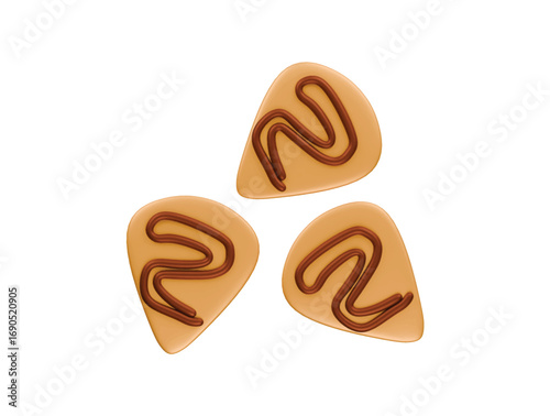 crepes icon 3d illustration render