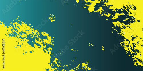 A bold abstract grunge texture featuring a rugged blend of black and bright yellow. The distressed design creates a modern, edgy look, perfect for backgrounds, posters, and digital media projects