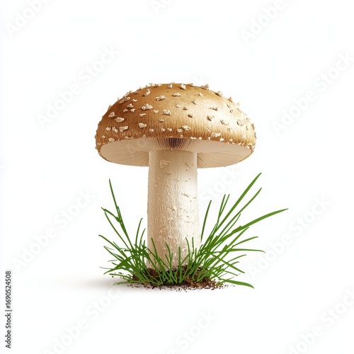illustration of a mushroom on a white background