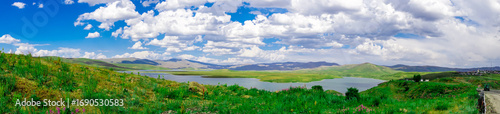 Cat dam in Erzurum Turkey on a cloudy scenic day