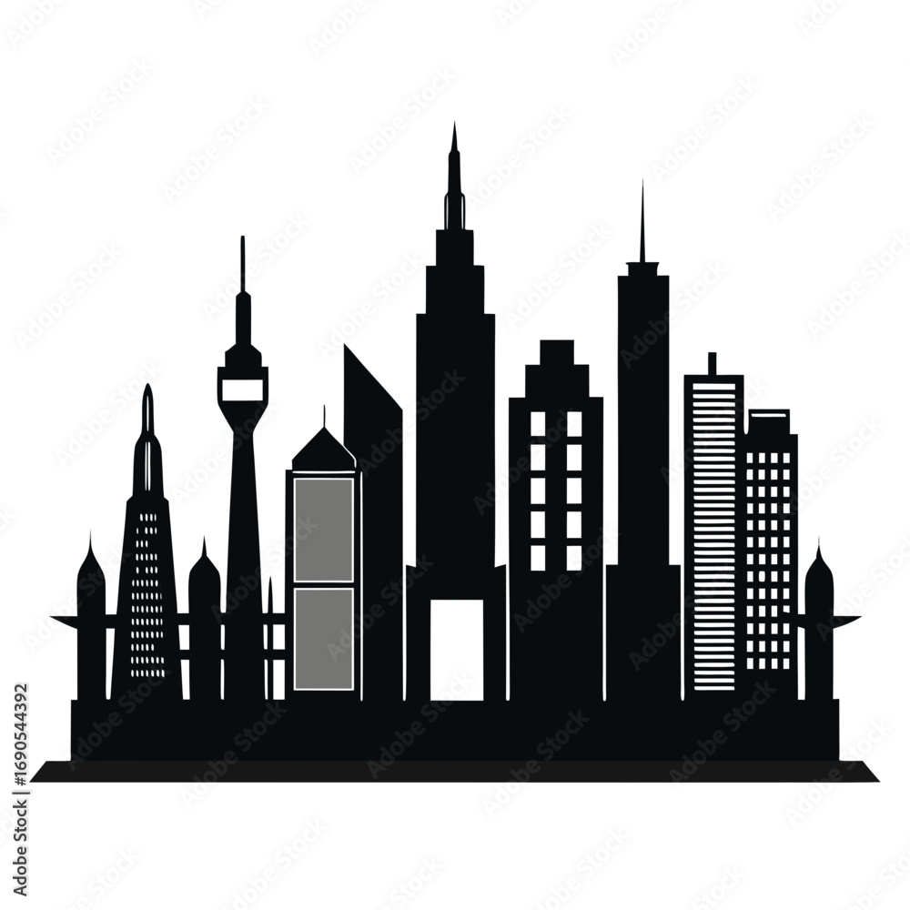 Obraz premium City Landscape Icon