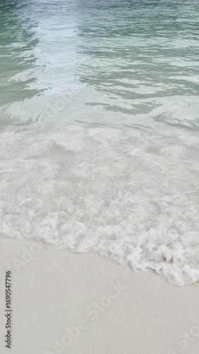 waves and sand