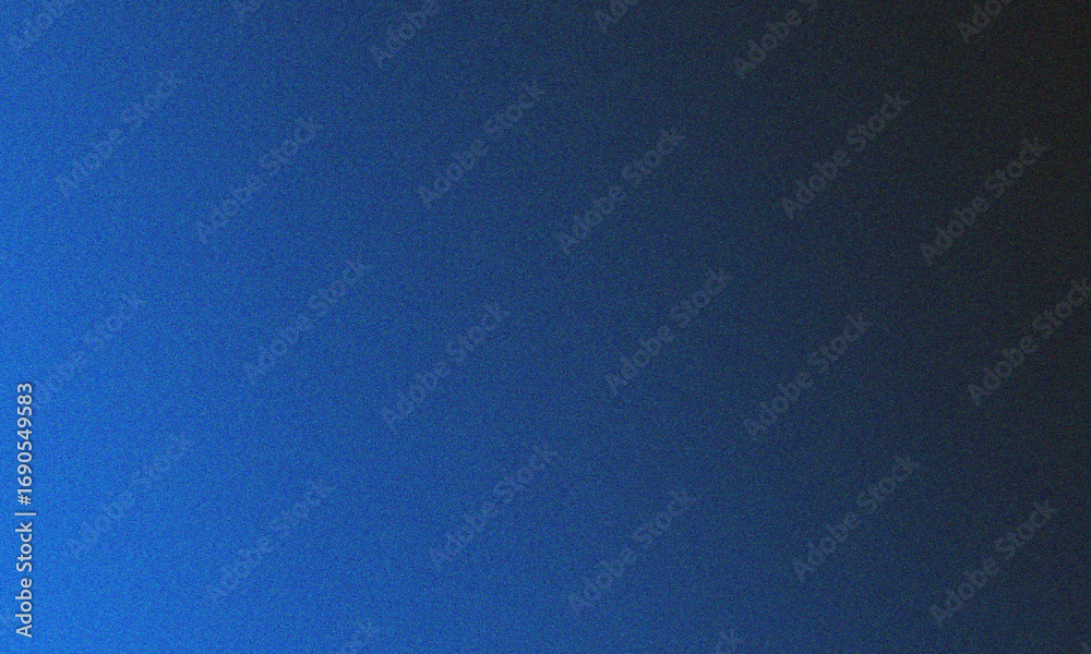 Naklejka premium A rich, textured blue background that smoothly transitions into a dark, shadowy black gradient on the right side.
