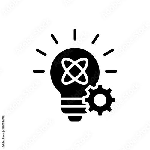 Innovation Icon Vector Illustration Glyph Version