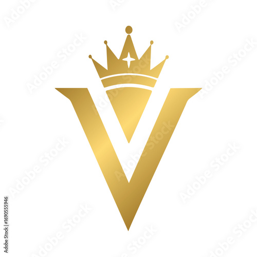 Letter V Logo Design Icon – Modern Real Estate Building Logo Concept