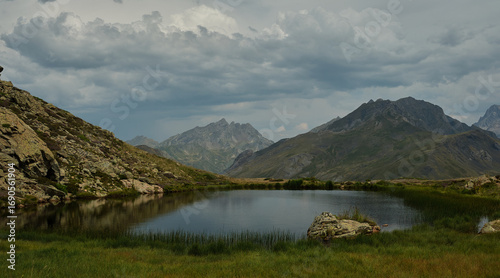 lake in the mountains