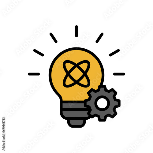 Innovation Icon Vector Illustration Color Version