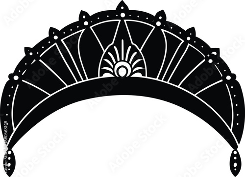 A wrought iron gate and fence with an ancient astrological clock and zodiac symbols, a black and white architectural illustration of a metal wheel
