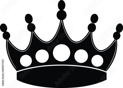 A luxurious vector illustration set of golden royal crowns for kings, queens, and princes, symbolizing authority and power