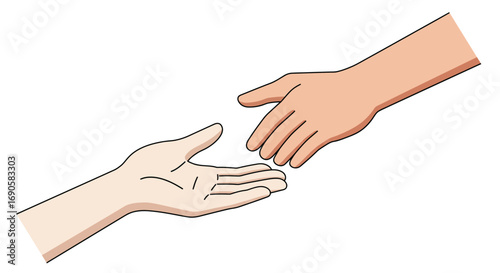Helping hands: a symbol of support and connection