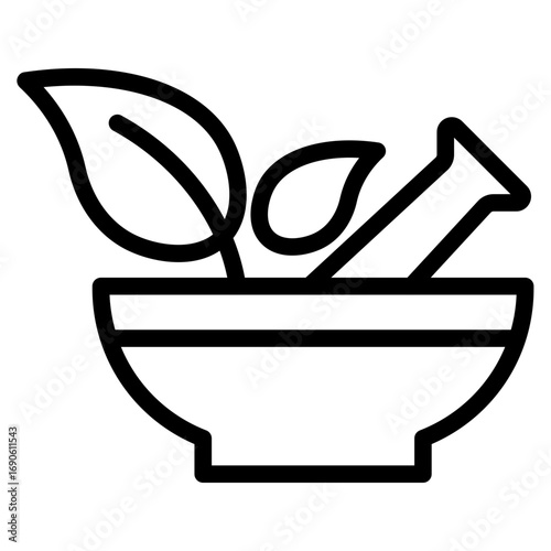 Naural leaf ingredients  icon vector illustration