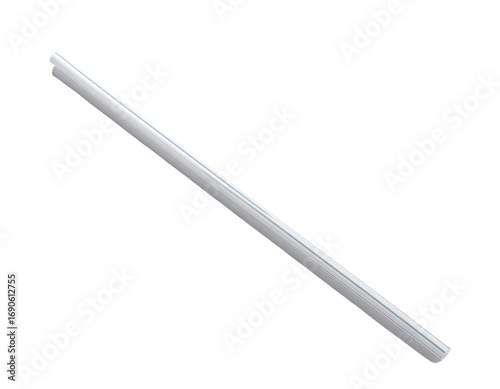 Long, straight, metallic rod