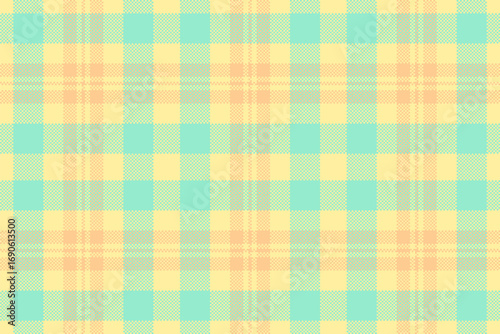London fabric background tartan, 2025 check pattern seamless. Spanish texture vector textile plaid in yellow and mint colors.