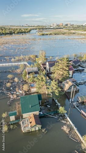 Global warming,climate change.Tsunami.Storms and destruction.Floods on the planet.The apocalypse, catastrophes.Natural disasters the riot.The remnants of human life are floating in dirty water.The end