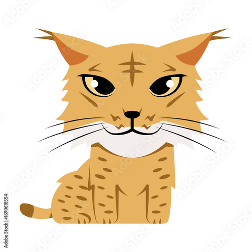 This Lynx icon is suitable for Cat Breeds, Pets, etc.