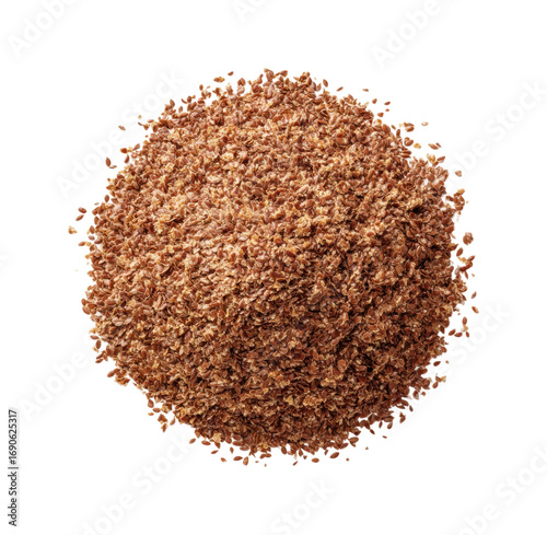 The health benefits of flaxseed meal an informative nutritional overview isolated on transparent background, png