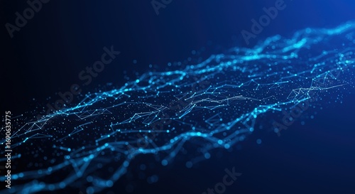 Futuristic business technology with an abstract nature, a background connecting people in the city and shaping travel, lifestyle, and fashion trends