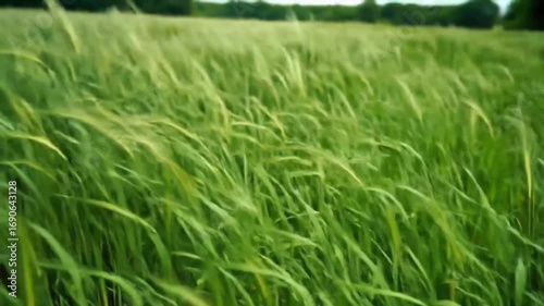Wind Swirling Through Tall Gras
