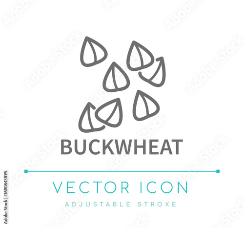 Buckwheat Line Icon