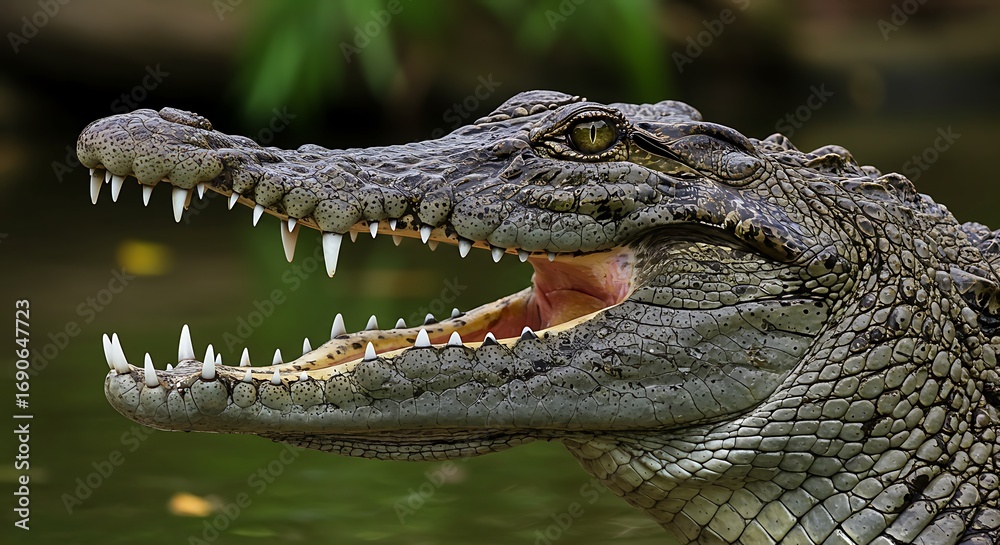 Obraz premium Emerald Jaws