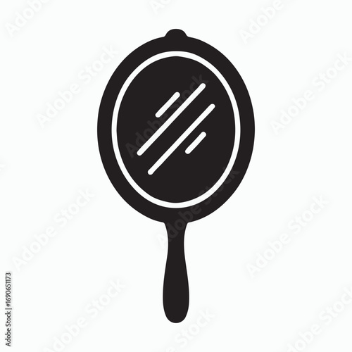 Mirror round decorative solid icon home decoration