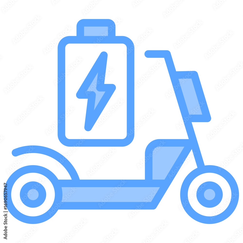 Fototapeta premium Electric Scooter Icon