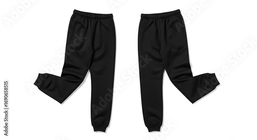 Stylish Black Sweatpants.