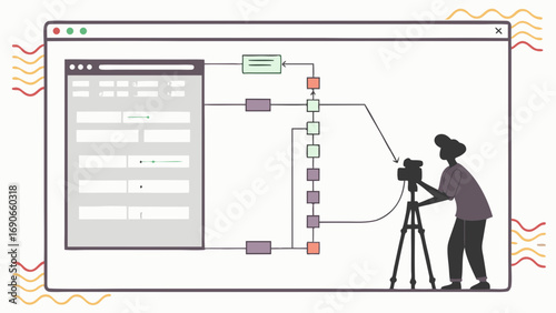 Video Production Workflow Filmmaking Process Content Creator Digital Video Editing Online Workflow Camera Operator Tripod Screen Recording Workflow Diagram Video Editing Software Post Production Film.