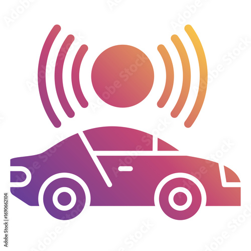 Autonomous Car Icon