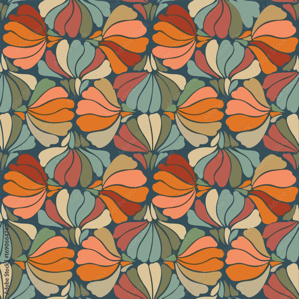 Fototapeta premium seamless floral pattern