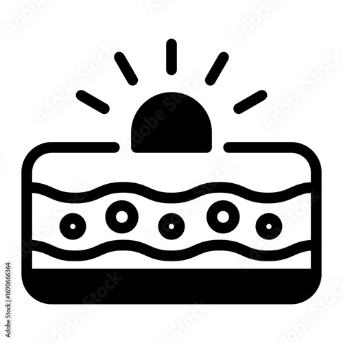 This Mole icon is suitable for use in Skincare, Dermatology, and related fields.